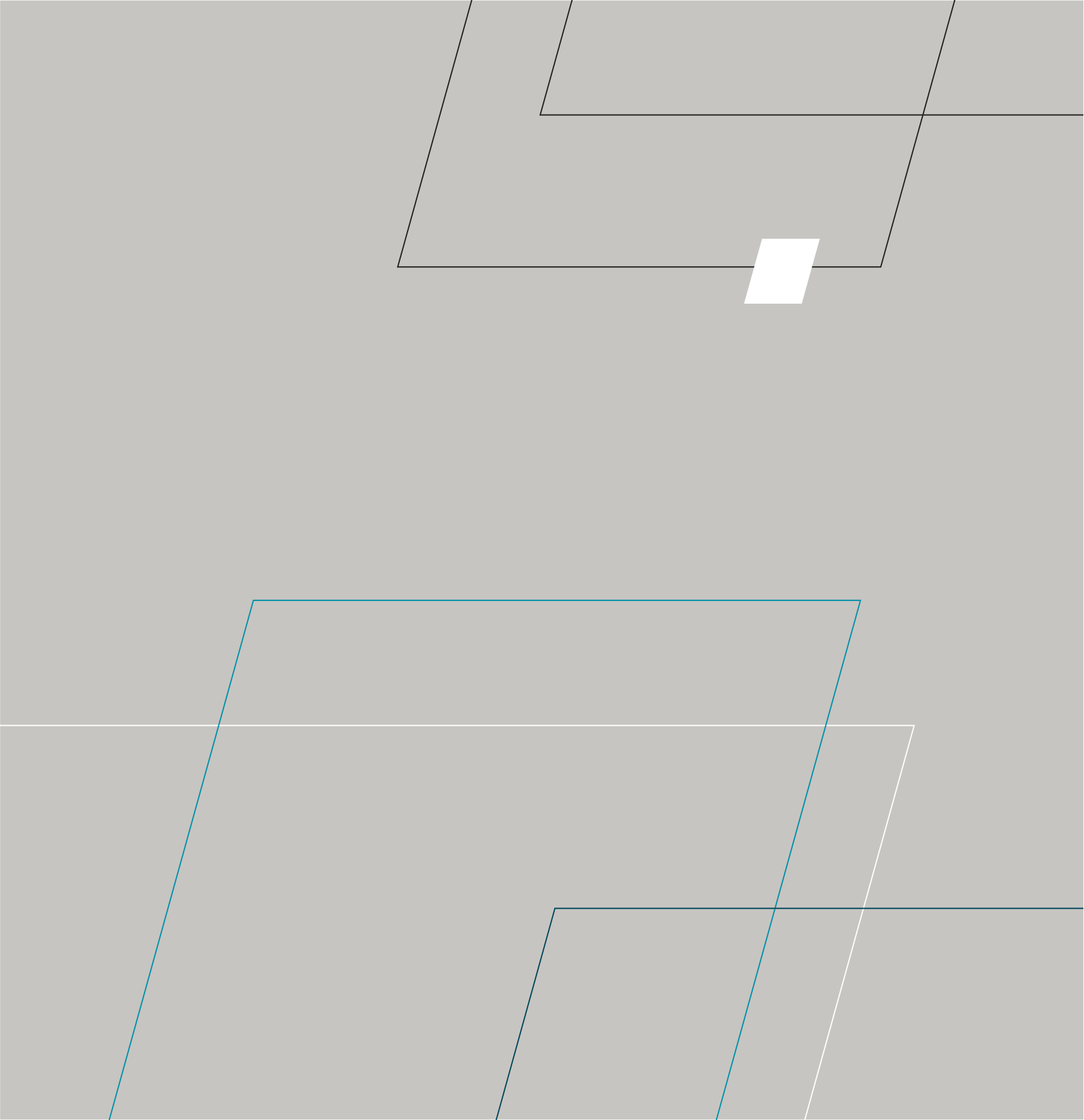 S39_Parallelograms_Complete Design The frame—a striking evolution of the rhomboid