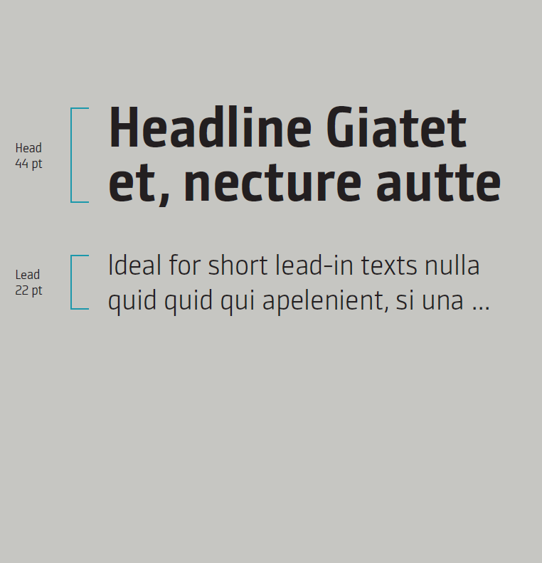 Typographic Size Ratios - Clear,<br />
Consistent Hierarchy