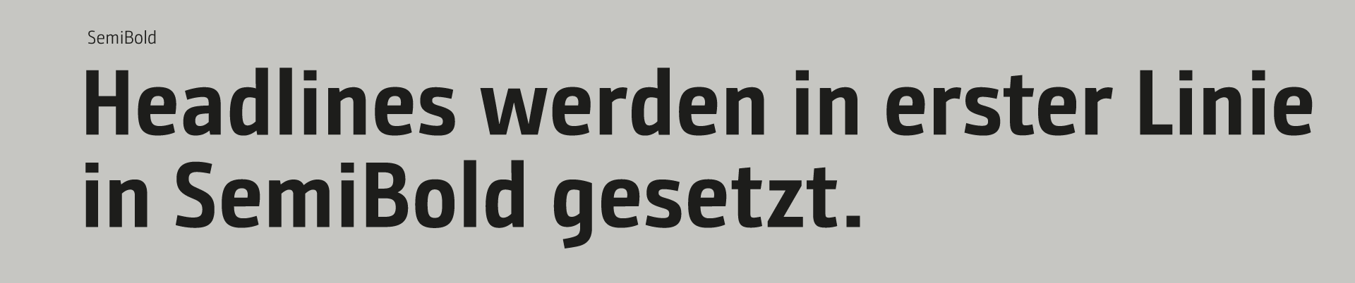 Headlines – Zeichenumfang und Schriftschnitte