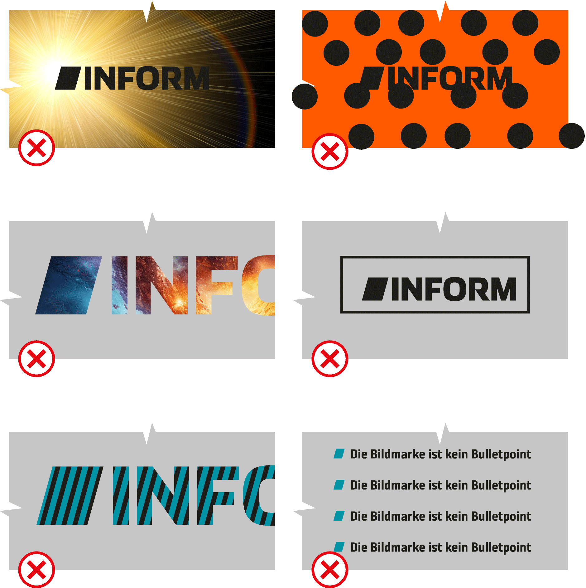 DON’Ts – das ist auch nicht erlaubt